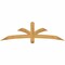 Ekena Millwork Davenport Rough Sawn Timber Gable Bracket, Western Red Cedar, 72"W x 21"H x 4"D x 4"F, 7/12 Pitch GBW072X21X0404DAV00RWR - alternate 1